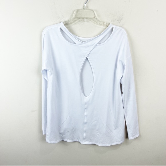 Lululemon Back Into It Long Sleeve White - Picture 6 of 8